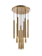 Matteo C78312AG - Reign Aged Gold Brass Pendant
