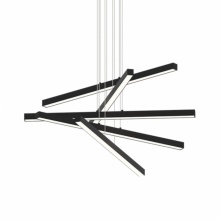 Matteo C80845MB - Presley Matte Black Chandelier