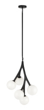 Matteo C81505BKOP - Rami Black Chandelier