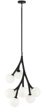 Matteo C81507BKOP - Rami Black Chandelier