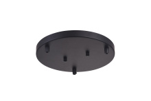 Matteo CP0103BK - Multi Ceiling Canopy (Line Voltage) Black Canopy