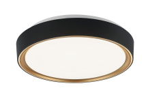 Matteo M10601BKGL - Alamus Aged Gold Brass + Matte Black Ceiling Mount