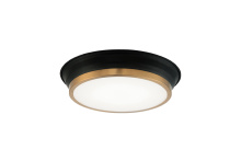 Matteo M11201BKAG - Jaxx Black + Aged Gold Brass Ceiling Mount