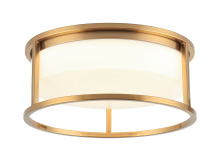 Matteo M15002AG - Framerton Aged Gold Brass Ceiling Mount