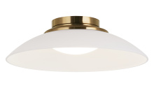 Matteo M16411AGFR - Luna Aged Gold Brass Flush Mounts