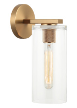 Matteo W32501AG - Lincoln Aged Gold Brass Wall Sconce
