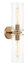 Matteo W32512AG - Lincoln Aged Gold Brass Wall Sconce