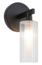 Matteo W60801BK - Kristof Black Wall Sconce