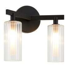 Matteo W60802BK - Kristof Black Wall Sconce