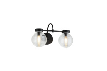 Matteo W84002MBCL - Ridge Matte Black Wall Sconce