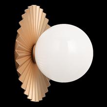 Matteo WX83101MGOP - Modern Ruff Matte Gold Wall Sconce / Ceiling Mount