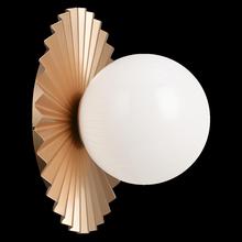 Matteo WX83111MGOP - Modern Ruff Matte Gold Wall Sconce / Ceiling Mount