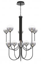 Eurofase 48926-027 - Iissa-Chandelier-10Lt-40In-BK-Sk