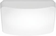 Nuvo 62/1096 - 14"- LED Flush with White Acrylic Lens - Square - White Finish - 120V