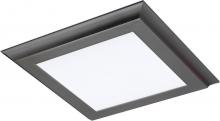 Nuvo 62/1171 - Blink Plus Profile - 18W- 12" x 12" Surface Mount LED - 3000K - Gun Metal Finish - 100-277V