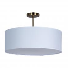 Lighting by CARTWRIGHT D624GD-18WH - PENDANT / SEMI 18"