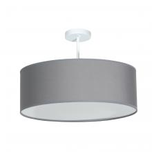 Lighting by CARTWRIGHT D624WH-18GY - PENDANT / SEMI 18"