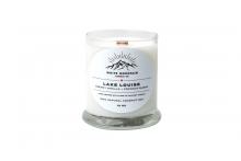 Lighting by CARTWRIGHT LAKE LOUISE 10OZ - Lake Louise Soy Wax Candle - Creamy Vanilla & Coconut Sugar