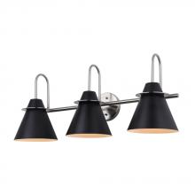 Lighting by CARTWRIGHT IVL1076A03BKN - VANITY 3L