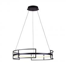 Lighting by CARTWRIGHT LCH231A24BK - CHANDELIER 24"