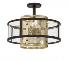 Minka N7814-726 - SOHO - 4 Light Pendant and Semi-Flush