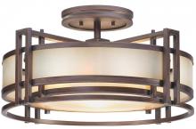 Minka N6964-1-267B - UNDERSCORE - 3 LIGHT SEMI FLUSH