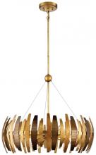 Minka N7837-659 - Manitou - 6 Light Chandelier in Ardor Gold Finish