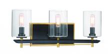 Minka N7851-707 - SABLE POINT - 3 LIGHT BATH BAR