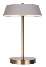 Canarm LTL263A14GDG - Jessa, GD/MGY Color, LED Table Lamp, Opal Glass, 13W LED (Int.), Dimm., 500 lm, 3/4/5000K 3CCT