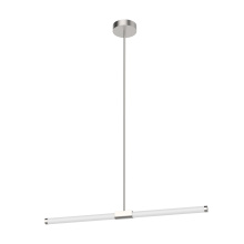 Kuzco LP18537-BN-UNV - Akari 37-in Brushed Nickel LED Linear Pendant