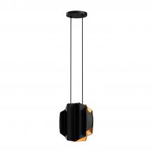 Kuzco PD58014-BK/GD - Akira 14-in Black/Gold 2 Lights Pendant