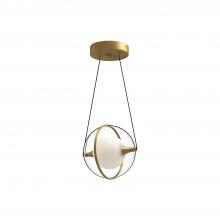 Kuzco PD76708-BG - Aries 8-in Brushed Gold LED Pendant