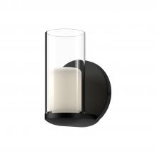 Kuzco WS53505-BK/CL - Birch 3-in Black/Clear LED Wall Sconce