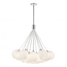 Kuzco CH3128-OP - Bolla 28-in Opal Glass LED Chandelier