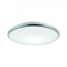Kuzco FM43313-CH-5CCT - Brook 13-in Chrome LED Flush Mount