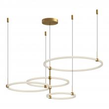 Kuzco CH24755-BG - Bruni 55-in Brushed Gold LED Chandeliers
