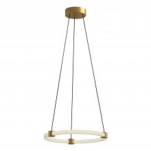 Kuzco PD24716-BG - Bruni 16-in Brushed Gold LED Pendant
