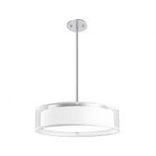 Kuzco PD7916-WOR-5CCT - Dalton 16-in White Organza LED Pendant
