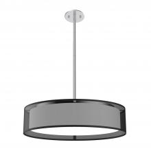 Kuzco PD7920-BOR-5CCT - Dalton 20-in Black Organza LED Pendant