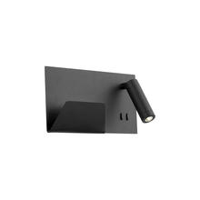 Kuzco WS16811R-BK - Dorchester 11-in Black LED Wall Sconce