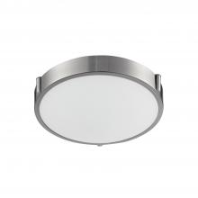 Kuzco 501102-LED - Floyd 11-in Brushed Nickel LED Flush Mount