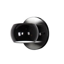 Kuzco WS46604-GBK - Flux 4-in Gloss Black LED Wall Sconce