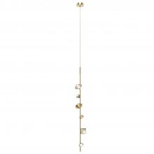 Kuzco PD50852-BG - Geode 52-in Brushed Gold LED Pendant
