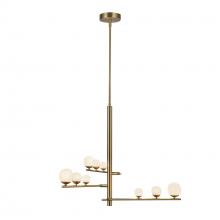 Kuzco CH55524-BG/OP - Juniper 3 Head Brushed Gold/Opal Glass LED Chandelier