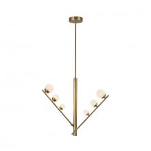 Kuzco PD55520-BG/OP - Juniper 2 Head Brushed Gold/Opal Glass LED Pendant