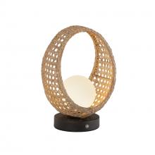 Kuzco TL20610-BK/OP - Lanai 10-in Black/Opal Glass LED Table Lamp