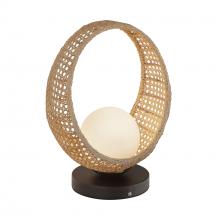 Kuzco TL20616-BK/OP - Lanai 16-in Black/Opal Glass LED Table Lamp