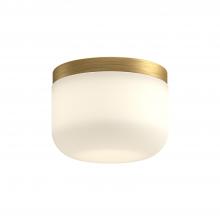 Kuzco FM53005-BG/OP - Mel 5-in Brushed Gold/Opal Glass LED Flush Mount