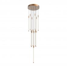 Kuzco MP75121-BG - Motif 21-in Brushed Gold LED Multi Pendant