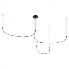 Kuzco MP89390-BK-UNV - Talis 90-in Black LED Multi Pendant